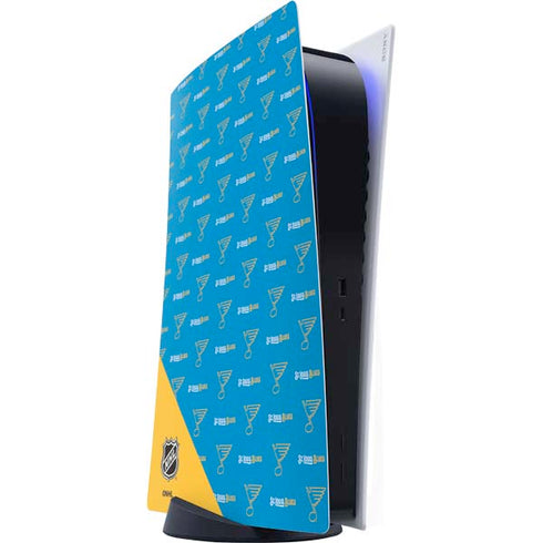 NHL St. Louis Blues Pattern PS5 Digital Edition Console Skin